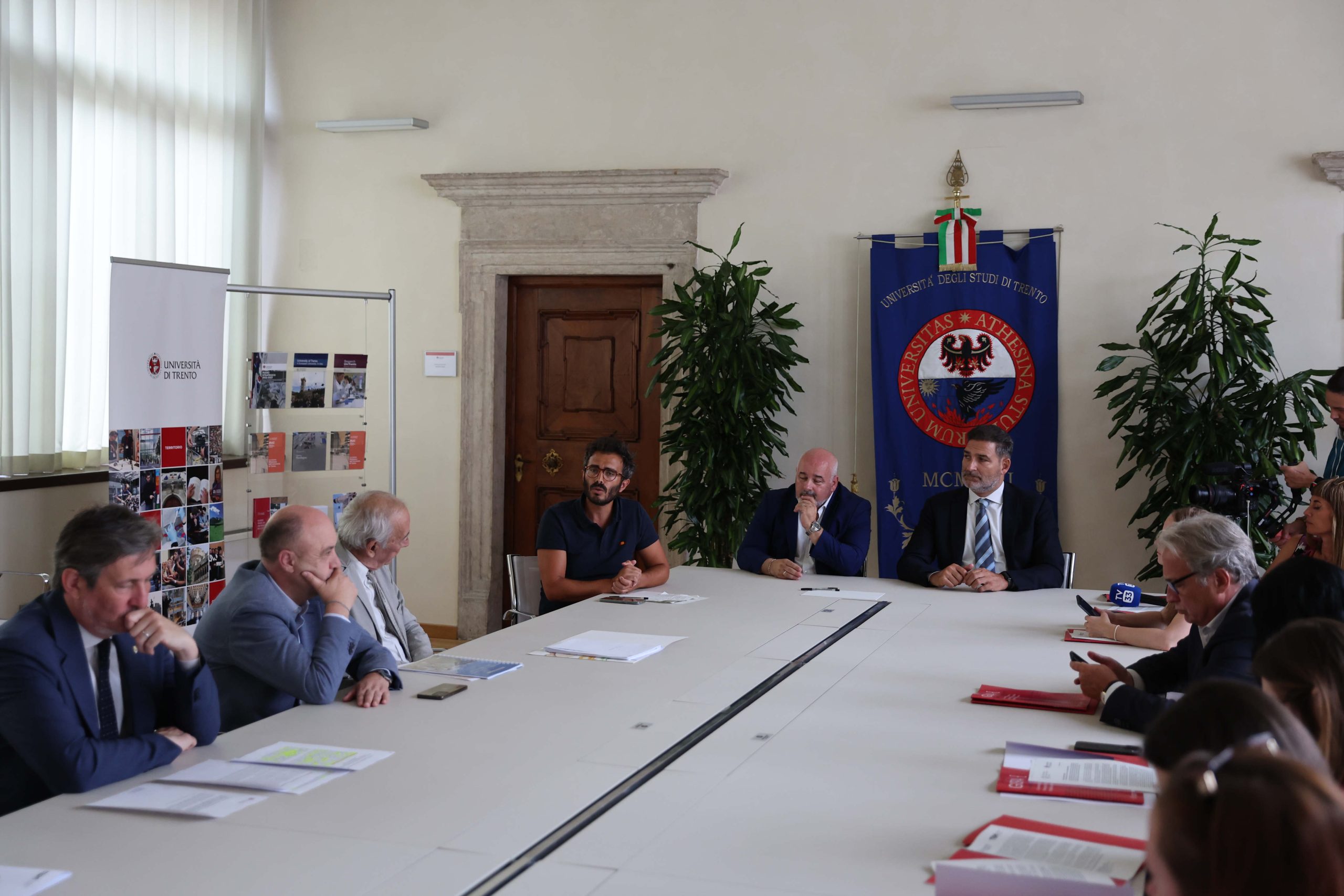 Conferenza stampa di presentazione di un master © Teyssot / UniTrento